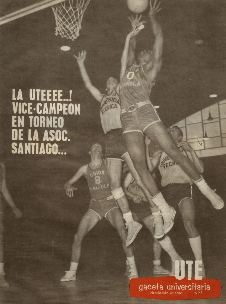 UTE vice-campeón del torneo de la Asociación de Básquetbol de Santiago, 1965.