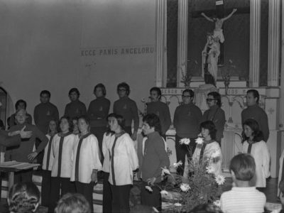 Coro UTE en La Serena, 1974.