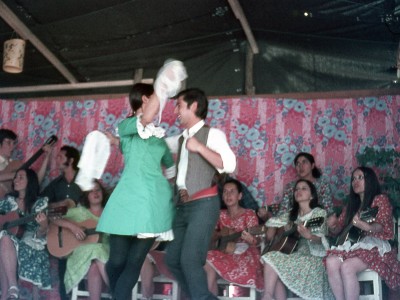 Presentación del BAFUTE en el norte de Chile. 1970. (Donación de Enrique Carvajal)