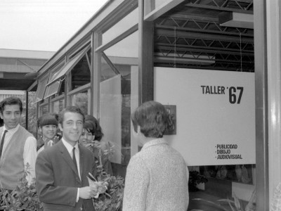 Inauguración Exposición Publicidad UTE, 1967.