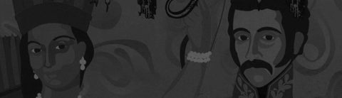 Los libertadores Bolívar y Miranda